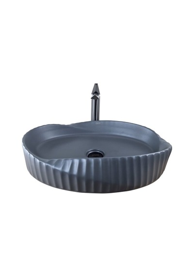 Nexa 60 Cm Mat Gri Çanak Lavabo Renkli