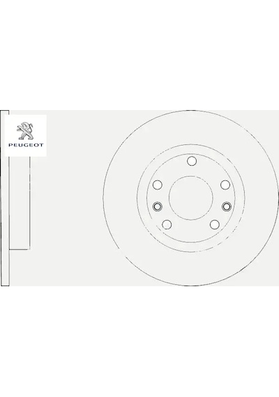 Arka Fren Disk Aynasi 308 Peugeot 1609582880 Peugeot, Opel, Cıtroen, Ds 1609582880
