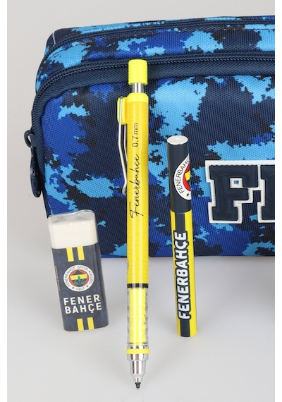 Lisanslı Fenerbahçe Kamuflaj Kalem Çantası,uçlu Kalem,pods Kalemtraş,silgi Tepeli Kurşun Kalem Diğer