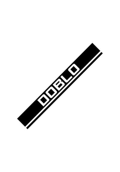 Fiat Doblo Ön Kaput Şerit Sticker Etiket Modeli