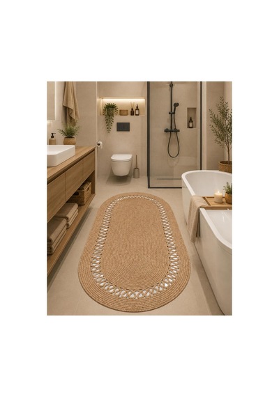 Jüt, Hasır Desenli Kapı Önü, Paspas, Banyo Paspası, Balkon Paspası Hasır Halı, Jüt Paspas Hasırtrikotlu Hasırtrikotlu