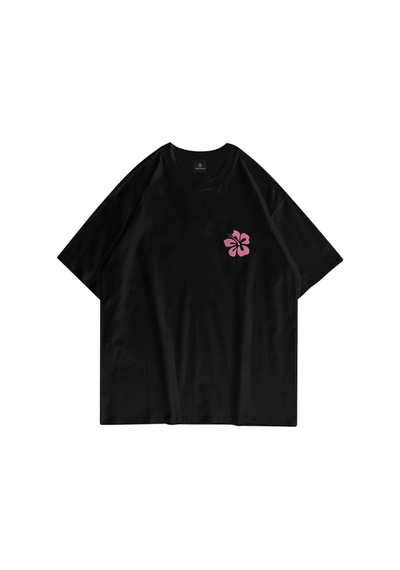 Startmore Unisex Siesta Beach Beyaz Tshirt Siyah