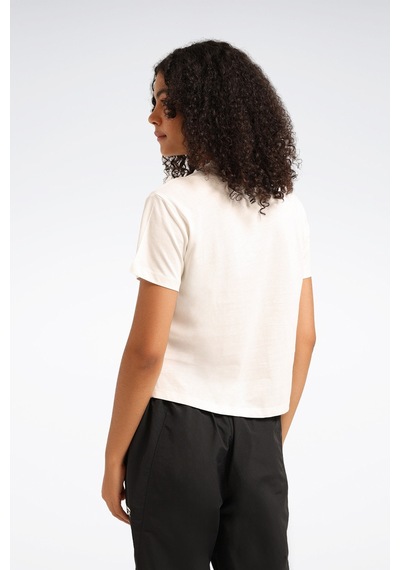 Reebok New Id Unıq Tee Ekru Kadın Kısa Kol T-shirt Ekru-102055628