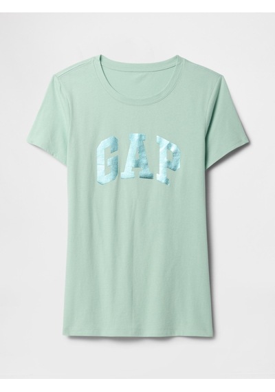 Gap 729555013 V-ss Logo Classic Tee Kadın Tişört Yeşil