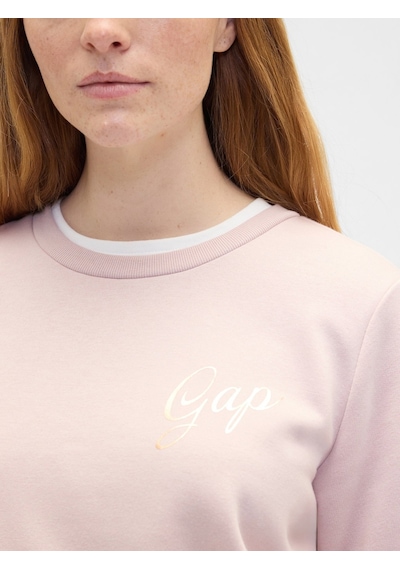 Gap V-logo Doorbuster Crew Kadın Pembe Sweatshırt 800444007