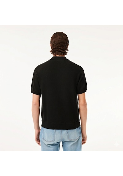 Lacoste Polo Yaka Triko T-shirt Siyah