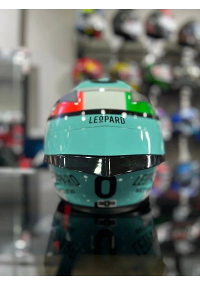 Tt-revo Leopard Trıcolor Kapalı Kask Şeffaf Vizörlü Gönderilmektedir Turkuaz