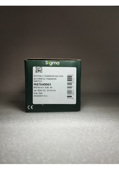 Mats40063 63a Motorlu Transfer Şalteri-4p Üç Faz Kontrol