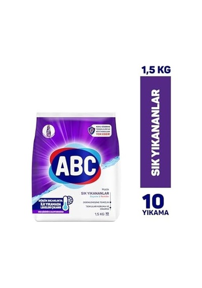 Deterjan Matik Sık Yıkayanlar 1,5 Kg