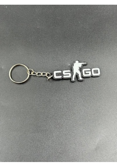 Cs Go Counter Strike Anahtarlık Siyah - Beyaz