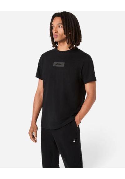 Asics Asıcs Chest Logo Tee Erkek Siyah Kısa Kollu Tshirt 2031f333-001