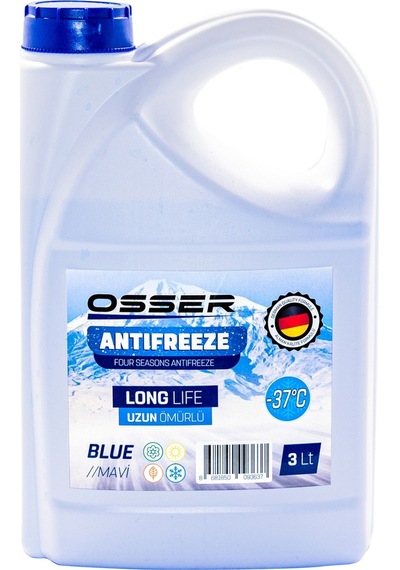 Cem Kışlık Set Cam Suyu 5 Lt Antifrizli -20 Derece +mavi Antifriz3 Lt -37 Derece