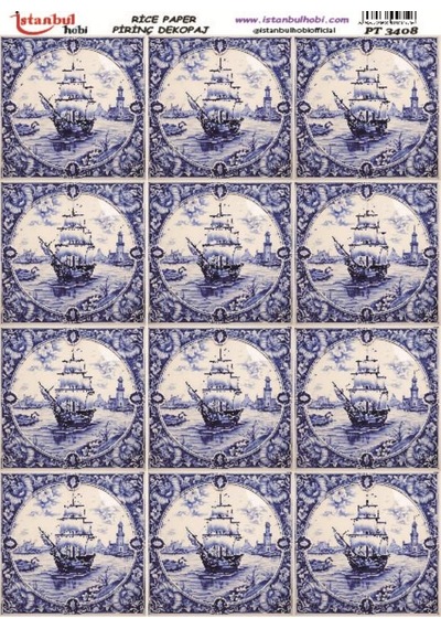 Pirinç Dekopaj Kağıdı 30x42cm Pt-3408