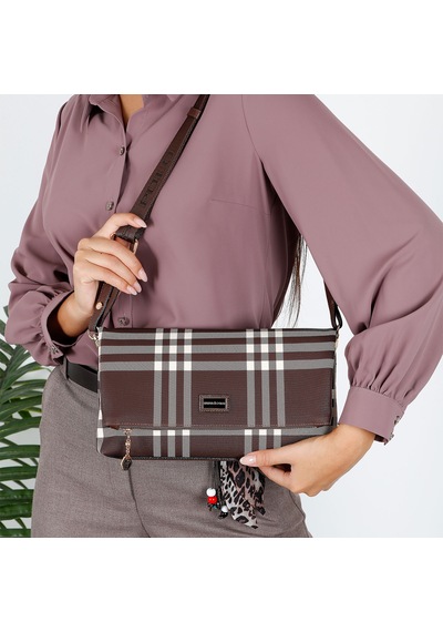 Silver & Polo Silver Polo Sp1278-m212 Sılver Polo Kadın Çapraz Çanta Kahve - Kahve