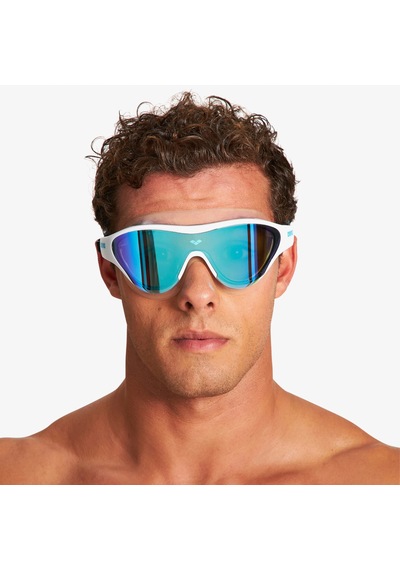 Arena The One Mask Unisex Aynalı Mavi Antrenman Gözlüğü - 004308 Mavi