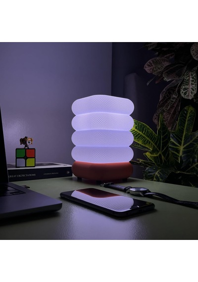 Zen Dalga Rgb Masa Lambası Wifi Akıllı Gece Lambası, Sesli Komut, 16 Milyon Renk E27 Led, Akıllı Ampul Dahil, Yatak Odası Salon Dekoratif Ambiyans Aydınlatma Diğer Zen Dalga Rgb Masa Lambası Wifi Akıllı Gece Lambası, Sesli Komut, 16 Milyon Renk E27 Led, Akıllı Ampul Dahil, Yatak Odası Salon Dekoratif Ambiyans Aydınlatma Diğer
