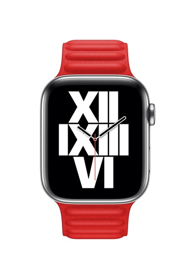 Microsonic Apple Uyumlu  Watch Series 8 41 MM Kordon Leather Link Band