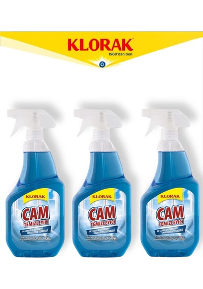 Cam Temizleyici 925 Ml 3 Adet