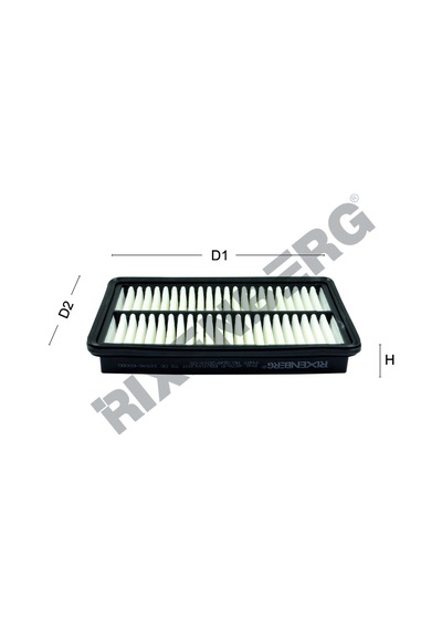 Nıssan Qashqaı 1.5dcı 2008 Plastik Çerçeve Hava Filtre Rxa4876p C2420 Lx1631
