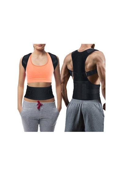 Fitness Kadın Erkek Vücut Şekillendirici Korse Manyetik Sırt Dik