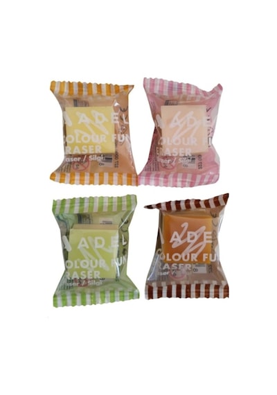 Adel Colorfun Eraser Silgi - 4 Adet