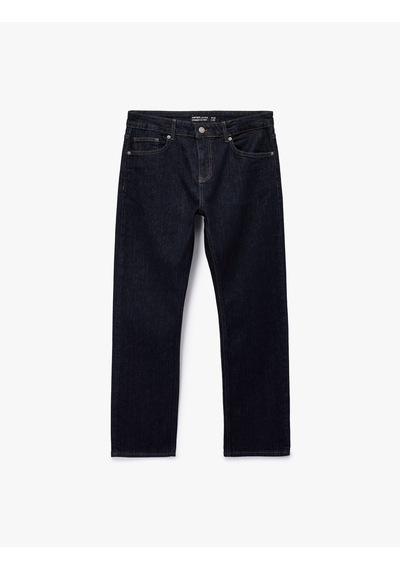 Koton Normal Bel Pamuklu Straight Fit Jean Pantolon - Mark Jean Koyu İndigo 6wam40241nd İndigo Koton Normal Bel Pamuklu Straight Fit Jean Pantolon - Mark Jean Koyu İndigo 6wam40241nd İndigo