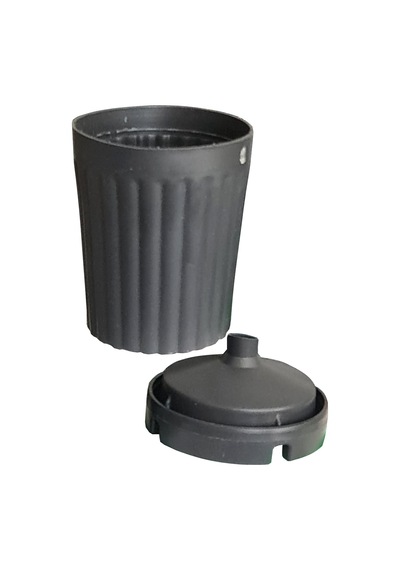 3 Adet Kokusuz Küllük Kül Tablası Kendinden Söndüren 10cm Dh067 Plastik Gri Yuvarlak
