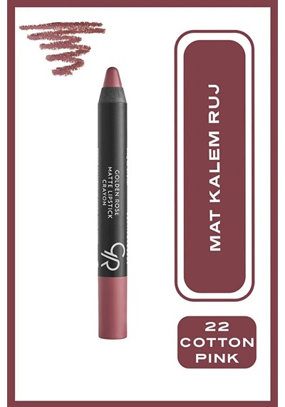 Mat Kalem Ruj - Matte Lipstick Crayon No: 22 0