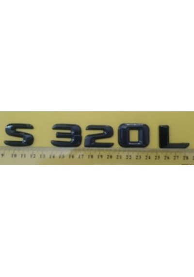 Mercedes Uyumlu Yazı S 320l Siyah