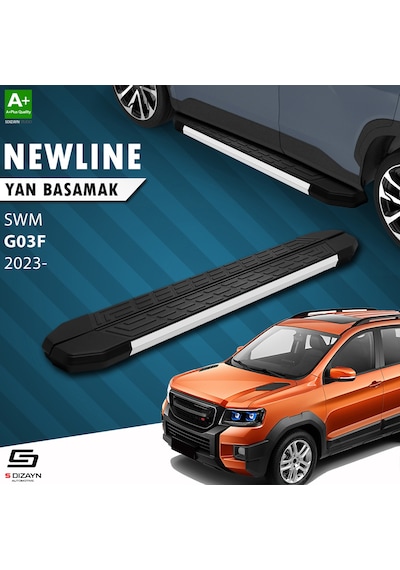 S-dizayn Swm G03f Newline Aluminyum Yan Basamak 193 Cm 2023 Üzeri A+ Kalite