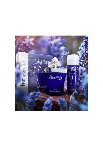 Blue Lady Edp 40 Ml Kadın Parfüm + 50 Ml Deodorant Sprey Annler Günü Hediye Seti Odunsu