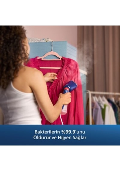 Philips 5000 Serisi El Tipi Buharlı Düzleştirici, Seyahat İçin Taşınabilir, Tak Ve Çalıştır,