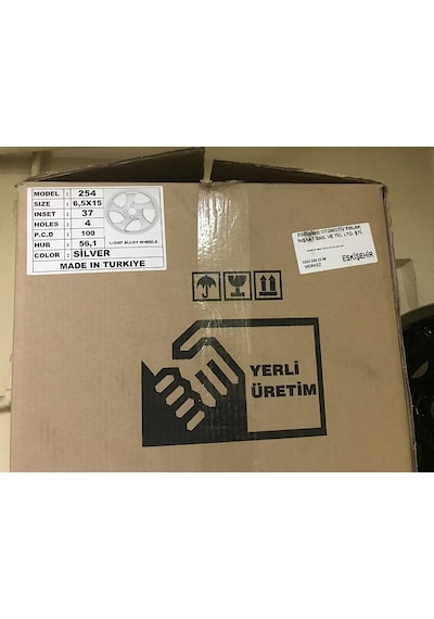 Honda Vtec Vti 15 Jant Takımı 4X100 Bijon Aralığı 56.1 Göbek Çapı