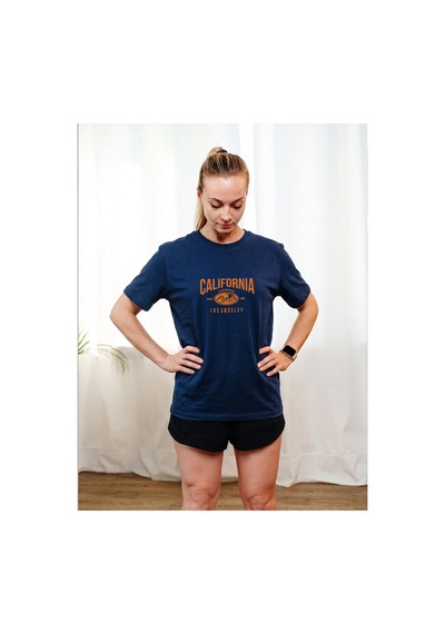 North Whiskers California Los Angeles Dağ Figürlü Outdoor Lacivert Unisex %100 Pamuk T-shirt Lacivert - 875714904 Lacivert - 875714904 Lacivert