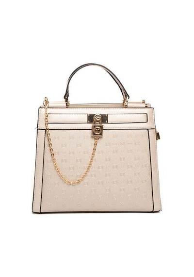 Silver Polo Sp1166 Kadın El Çantası Logolu Bej-s.bej