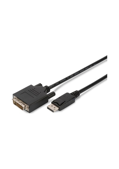 Digitus Ak-340301-050-S 5 M Display Port To Dvi 24+1 Dp1.1A Awg28 2x Zırhlı Kilit Dönüştürücü Kablo