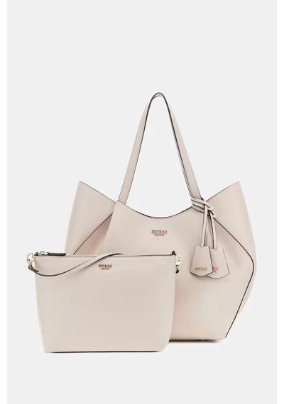Guess Amorette Portföy Çantalı Kadın Omuz Çantası Hwbg7898240 Krem