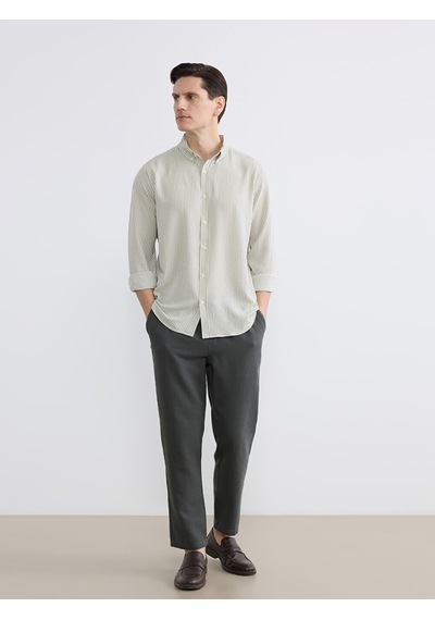 Lcw Vision Haki Regular Fit Gabardin Erkek Pantolon