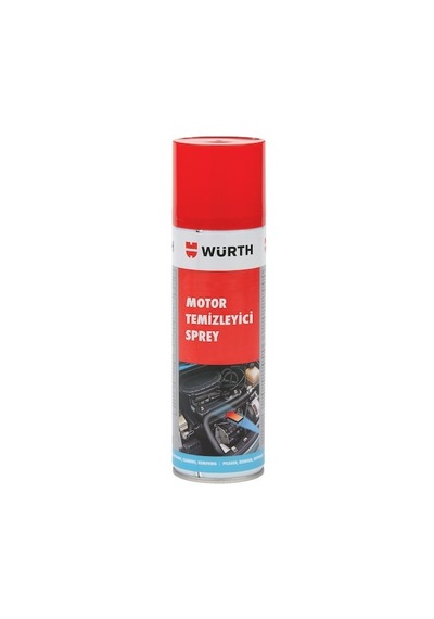 Würth Motor Temizleyici Temizleme Spreyi ve Würth Mikrofiber Bez