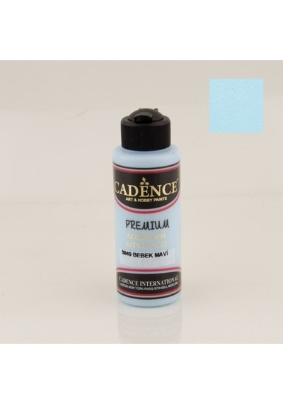 Cadence Akrilik Boya 120Ml Cc 9040 Bebek Mavi Ahşap Boyası