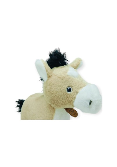 Peluş Hayvanlar Sesli 30 Cm At - Bej Çok Renkli