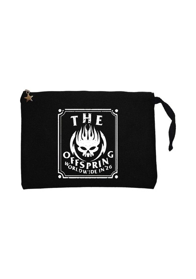 The Offspring Worldwide In '26 Siyah Clutch Astarlı Cüzdan / El Çantası