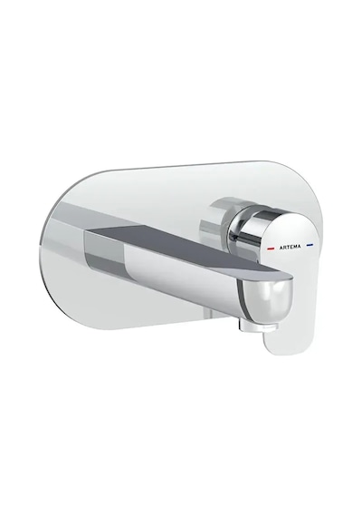 Artema Flow Soft A43175 Sıva Üstü Grubu Ankastre Lavabo Bataryası Krom