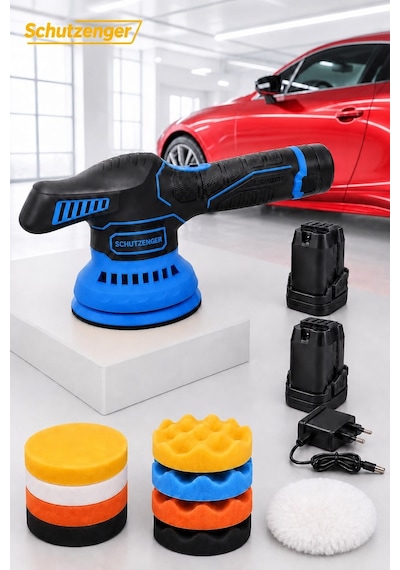 10-900s Şarjlı 12 Parçalı Set Pasta Cila Zımpara Polisaj Makine Armut Batarlı Pro Mavi