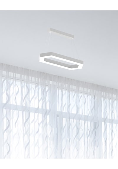 Joya Gri Kasa, Sarı Işık Modern Sarkıt Led Avize GRİ RENK