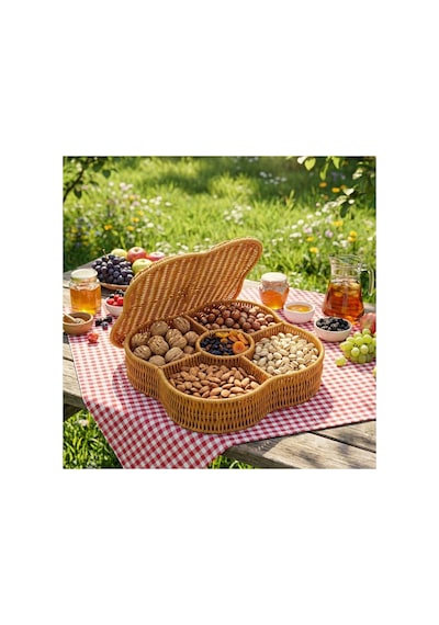 Kapaklı 5 Bölmeli Plastik Rattan Organizer Kutu Hasır Desenli Çok Amaçlı Saklama Ve Sunum Sepeti Ç Çok Renkli Çok Renkli Kapaklı 5 Bölmeli Plastik Rattan Organizer Kutu Hasır Desenli Çok Amaçlı Saklama Ve Sunum Sepeti Ç Çok Renkli Çok Renkli