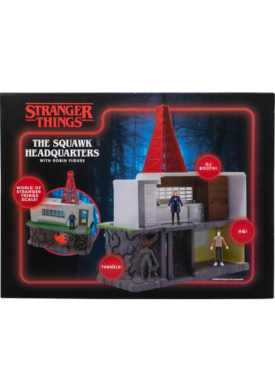Stranger Things Wsqk Radyo İstasyonu Jazwares Playset Robin Figürlü 3 Katlı Set Netflix Lisanslı