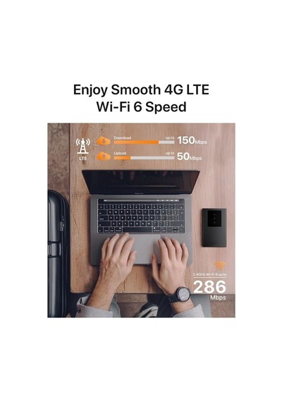 Tenda Mf3 Wıfı6 Dual Band Mobil 4g Lte Router Bataryalı-213469