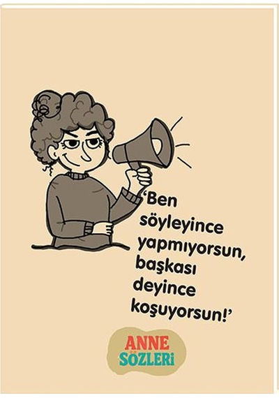 Keskin 12 17 Kuşe Kapak Anne Sözleri Not Defteri - Ben Söyleyince Yapmıyorsun Çok Renkli
