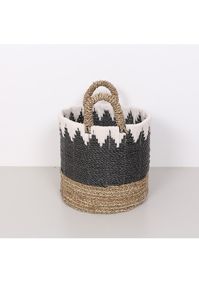 Çeşme 31x30x38 Cm. Muz Lifi El Yapımı Sepet M Mix